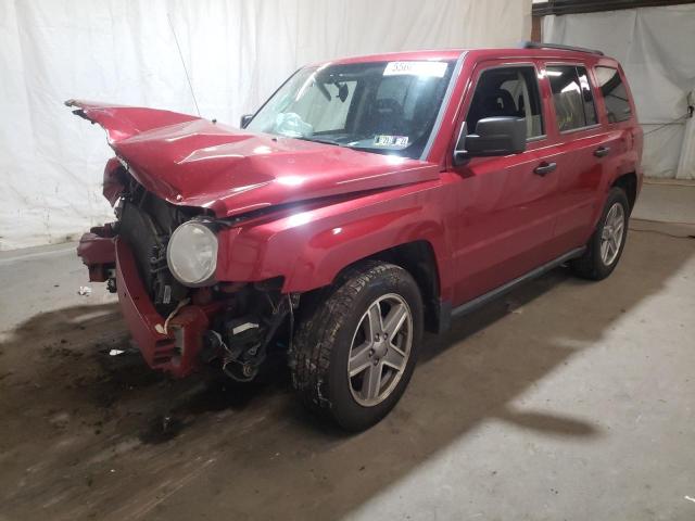 1J8FF28WX8D525593 - 2008 JEEP PATRIOT RED photo 2