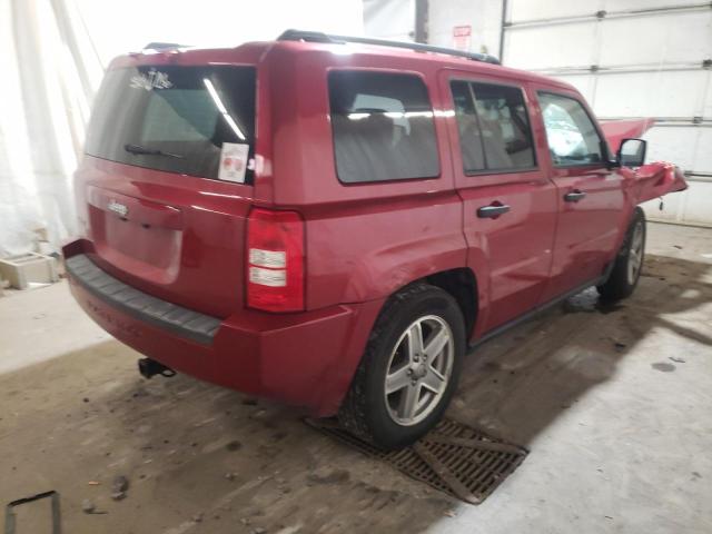 1J8FF28WX8D525593 - 2008 JEEP PATRIOT RED photo 4