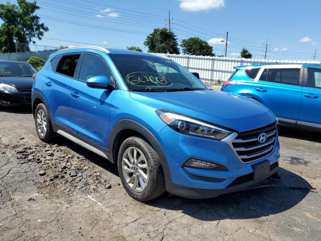 KM8J3CA46JU689806 - 2018 HYUNDAI TUCSON SEL BLUE photo 1