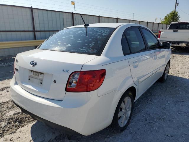 KNADH4A39B6948646 - 2011 KIA RIO BASE WHITE photo 4