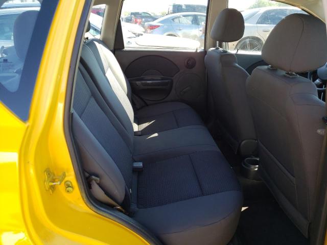 KL1TD66686B633513 - 2006 CHEVROLET AVEO BASE YELLOW photo 6