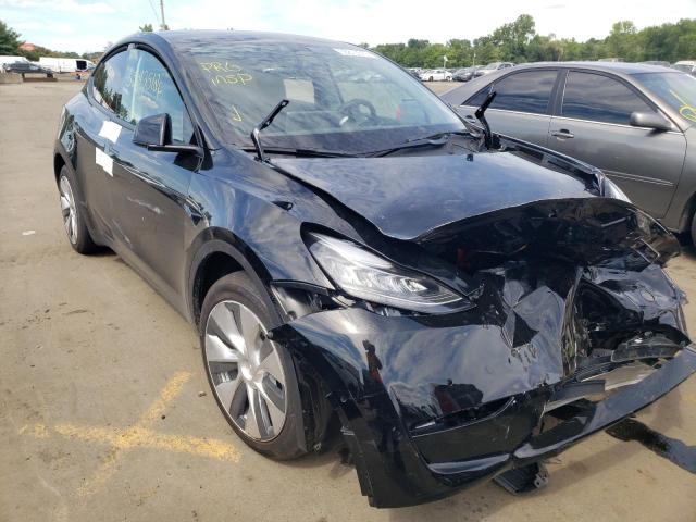 7SAYGAEE7NF454668 - 2022 TESLA MODEL Y أسود صورة 1