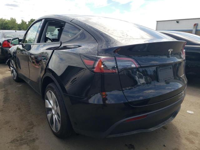 7SAYGAEE7NF454668 - 2022 TESLA MODEL Y أسود صورة 3