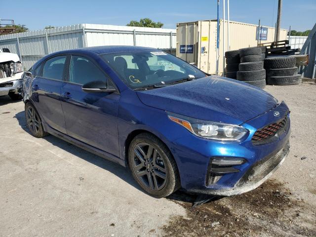 3KPF34AD4LE248970 - 2020 KIA FORTE GT L BLUE photo 1