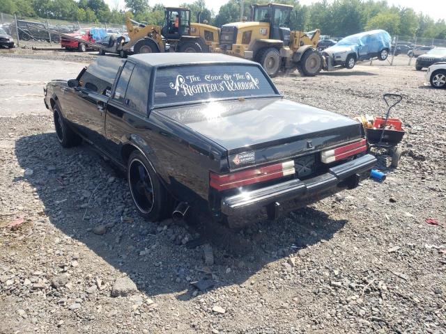 1G4GJ11A7HP434942 - 1987 BUICK REGAL 黑色 照片 3