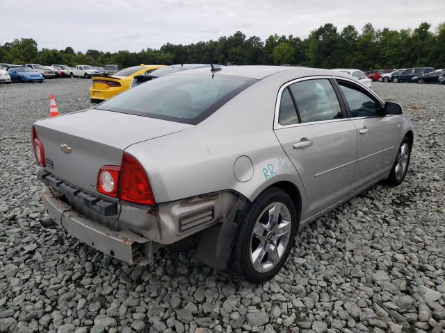 1G1ZH57B58F265051 - 2008 CHEVROLET MALIBU 1LT SILVER photo 4