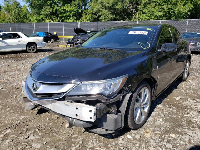 19UDE2F31HA015789 - 2017 ACURA ILX BASE W Schwarz Foto 2