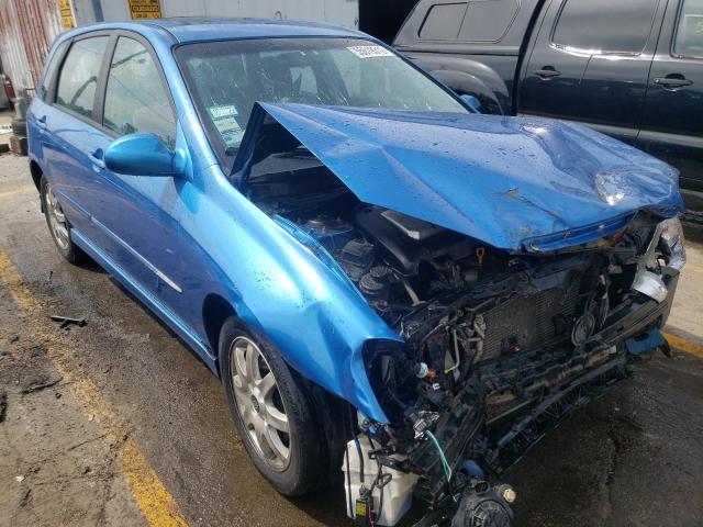 KNAFE161955121926 - 2005 KIA SPECTRA5 BLUE photo 1