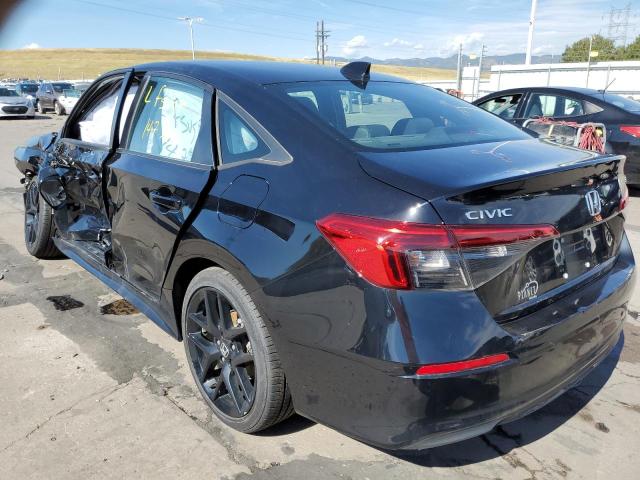 2HGFE2F59NH506019 - 2022 HONDA CIVIC SPOR BLACK photo 3
