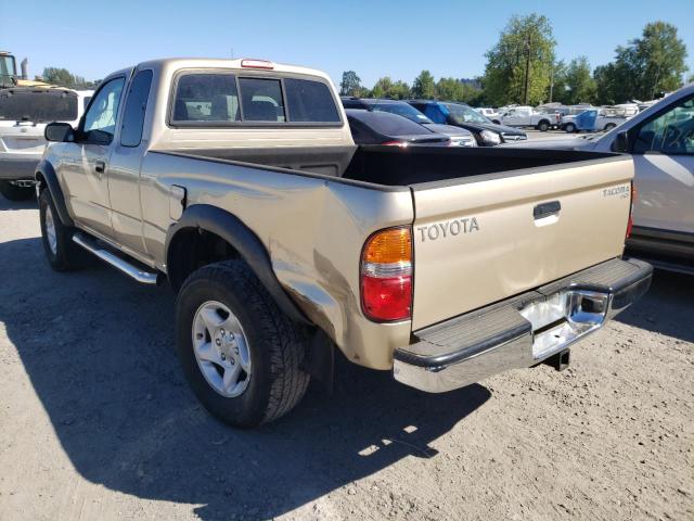 5TEWM72N44Z441006 - 2004 TOYOTA TACOMA XTR GOLD photo 3