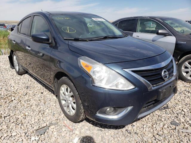 3N1CN7AP5HL809885 - 2017 NISSAN VERSA S BLUE photo 1