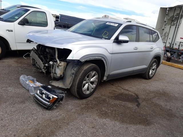 1V2ER2CA7JC501929 - 2018 VOLKSWAGEN ATLAS SEL SILVER photo 2