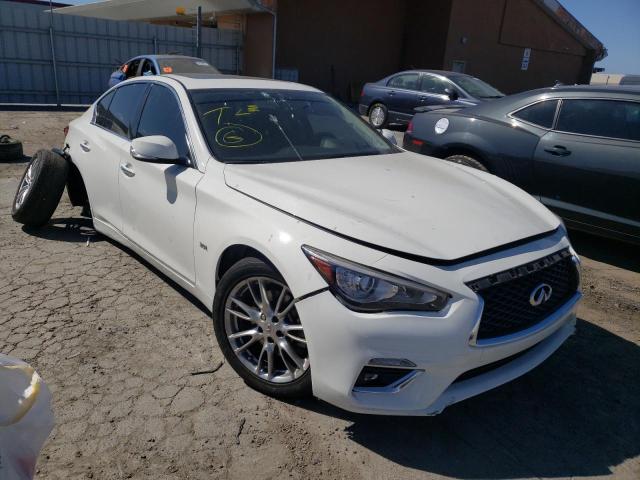 JN1EV7AP1JM362346 - 2018 INFINITI Q50 LUXE WHITE photo 1