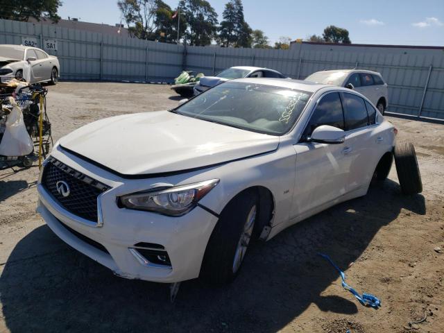 JN1EV7AP1JM362346 - 2018 INFINITI Q50 LUXE WHITE photo 2