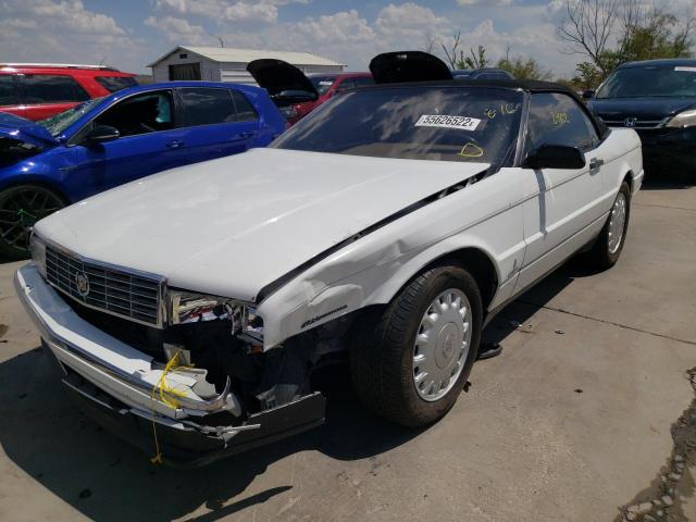 1G6VS3391PU127728 - 1993 CADILLAC ALLANTE WHITE photo 2