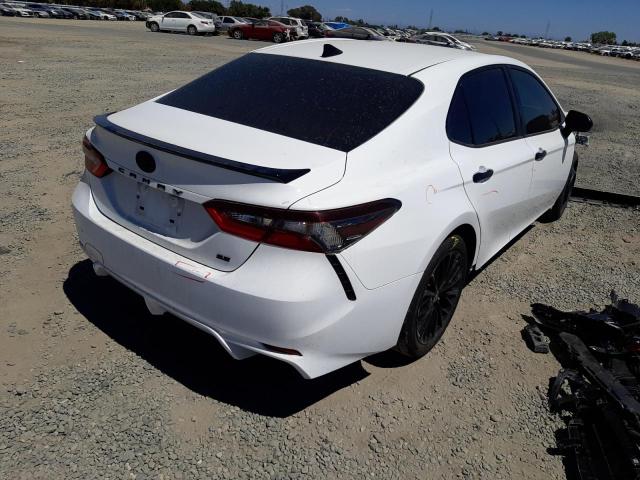 4T1G31AK2NU033492 - 2022 TOYOTA CAMRY NIGH WHITE photo 4