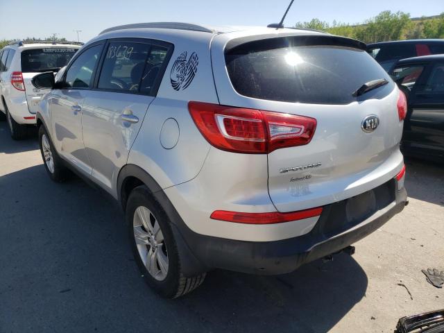 KNDPB3A20D7423278 - 2013 KIA SPORTAGE B SILVER photo 3