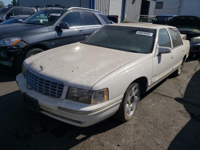 1G6KD54Y9XU781259 - 1999 CADILLAC DEVILLE WHITE photo 2