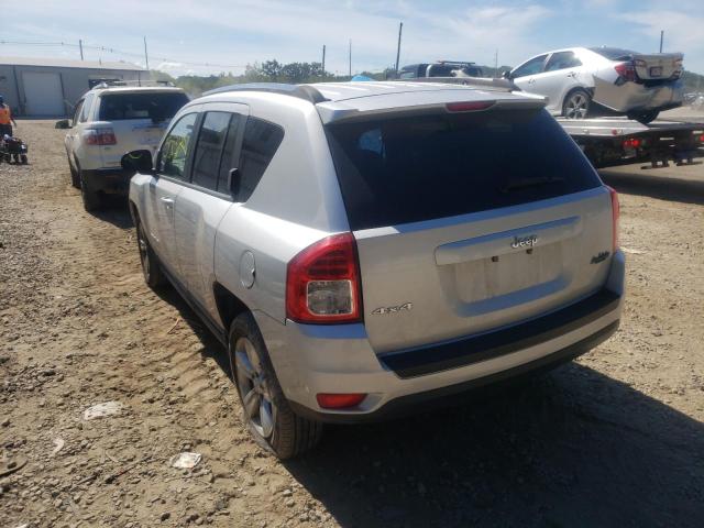 1J4NF1FB3BD235145 - 2011 JEEP COMPASS SP GRAY photo 3