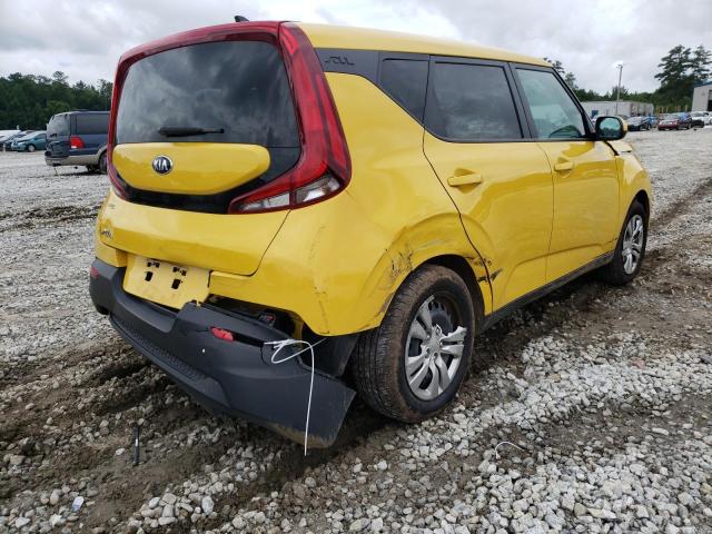 KNDJ23AU2L7104146 - 2020 KIA SOUL LX YELLOW photo 9