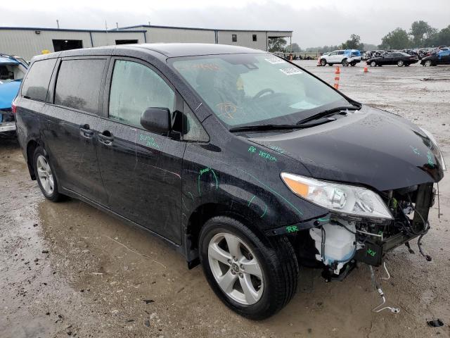 5TDZZ3DC0LS074961 - 2020 TOYOTA SIENNA L BLACK photo 1