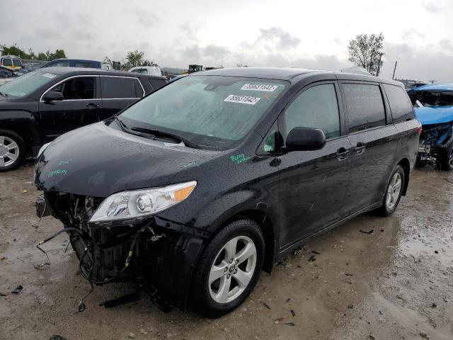 5TDZZ3DC0LS074961 - 2020 TOYOTA SIENNA L BLACK photo 2