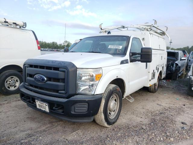 1FDRF3A68DEB92136 - 2013 FORD F-350 WHITE photo 2