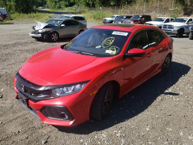 SHHFK7H74HU419947 - 2017 HONDA CIVIC EXL 红色 照片 2