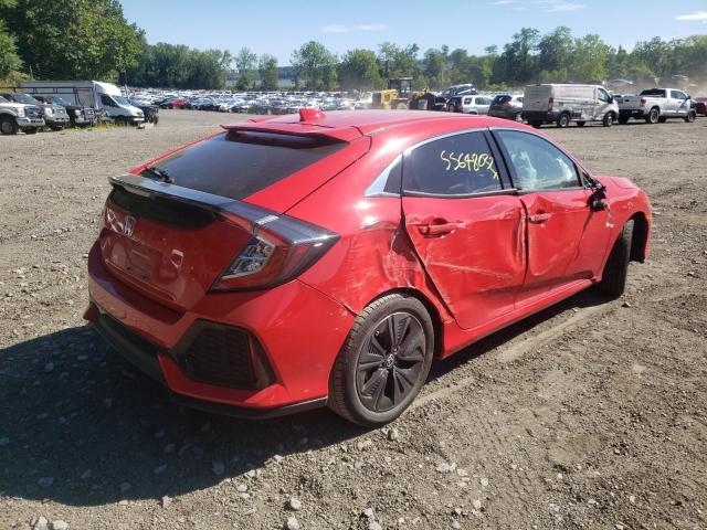 SHHFK7H74HU419947 - 2017 HONDA CIVIC EXL 红色 照片 4