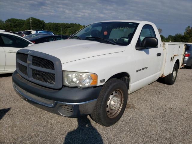 3D6WR26D55G831352 - 2005 DODGE RAM 2500 S WHITE photo 2