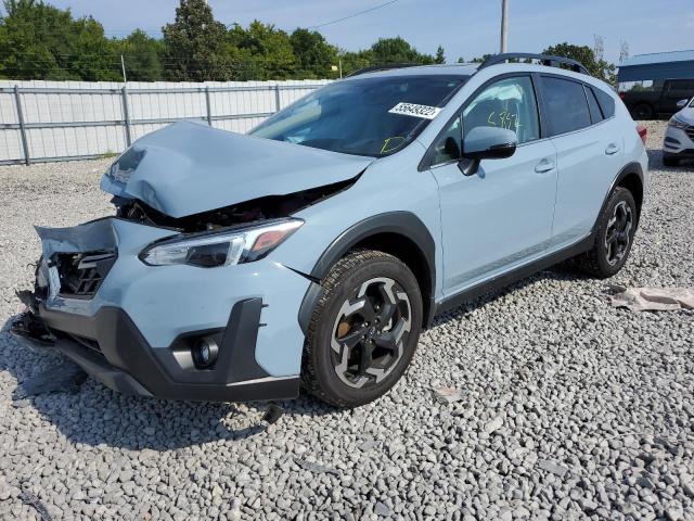 JF2GTHNC6MH685282 - 2021 SUBARU CROSSTREK BLUE photo 2