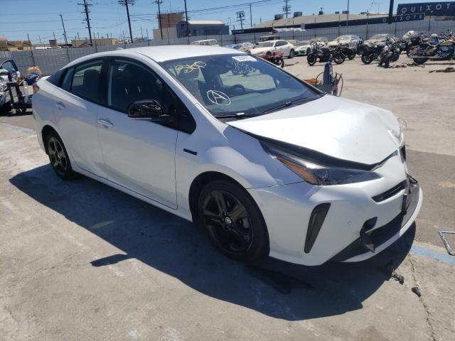 JTDKAMFU9M3128717 - 2021 TOYOTA PRIUS SPEC WHITE photo 1