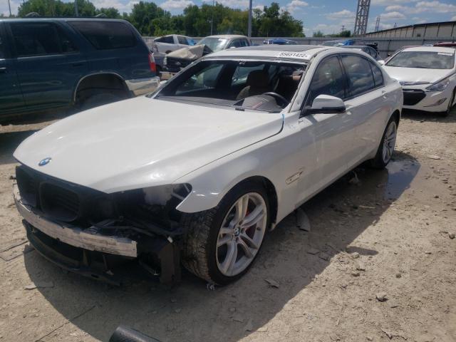 WBAYE8C5XED135770 - 2014 BMW 750 WHITE photo 2