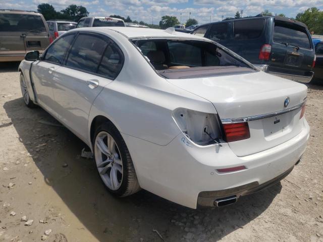 WBAYE8C5XED135770 - 2014 BMW 750 WHITE photo 3