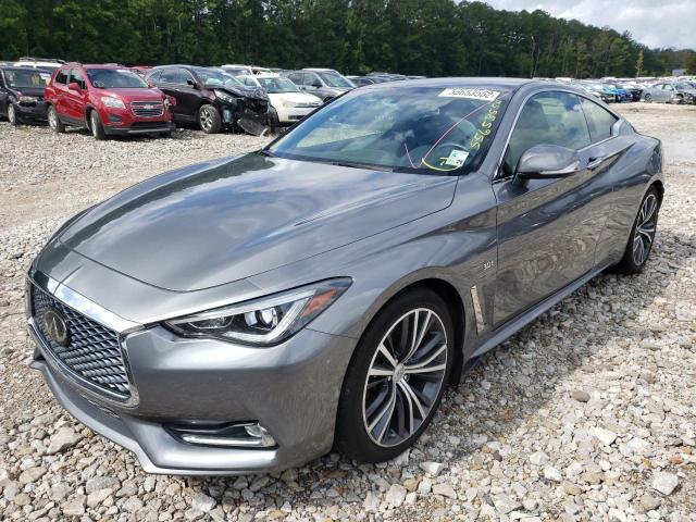 JN1EV7EK3KM230933 - 2019 INFINITI Q60 PURE GRAY photo 2