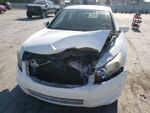 1HGCP26368A161921 - 2008 HONDA ACCORD LX WHITE photo 9