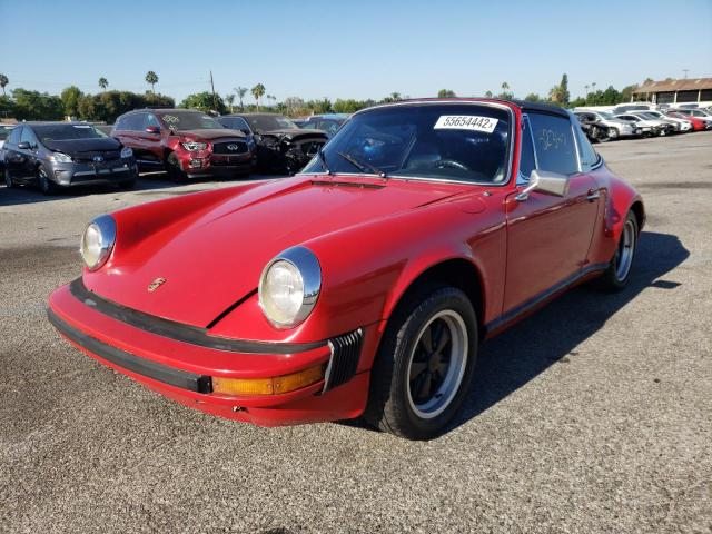 9114310371 - 1974 PORSCHE 911 TARGA RED photo 2