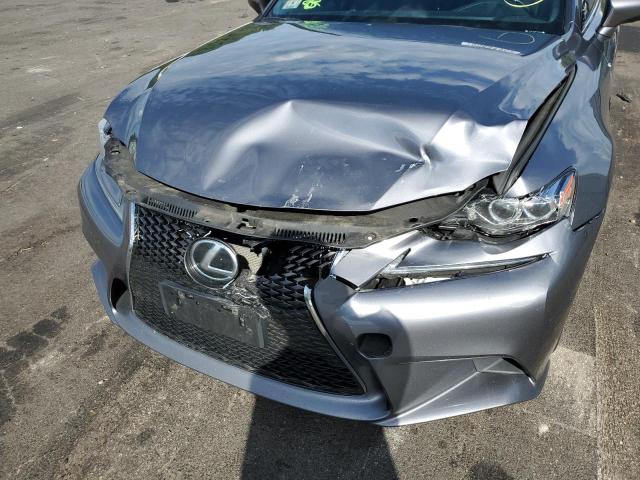 JTHCF1D28F5024604 - 2015 LEXUS IS 250 GRAY photo 9