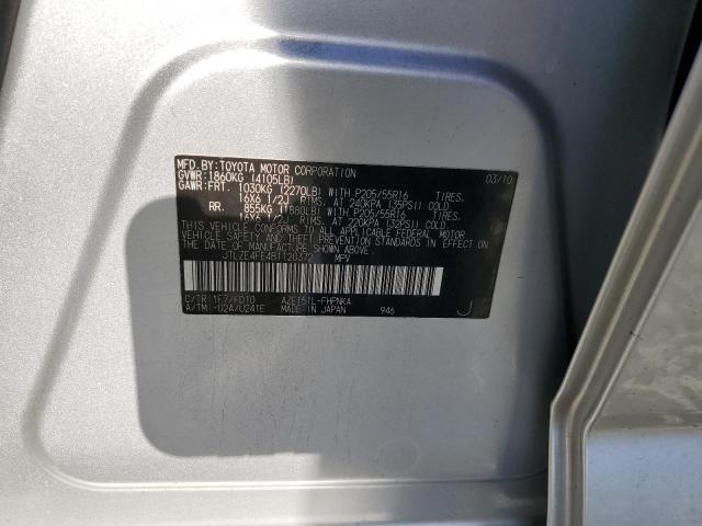 JTLZE4FE4B1120372 - 2011 TOYOTA SCION XB 银色 照片 10