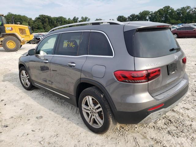 W1N4M4GB2LW028994 - 2020 MERCEDES-BENZ GLB 250 GRAY photo 3