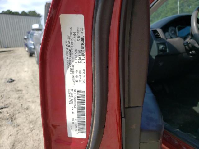 2C3CA4CD0AH123539 - 2010 CHRYSLER 300 TOURIN RED photo 10