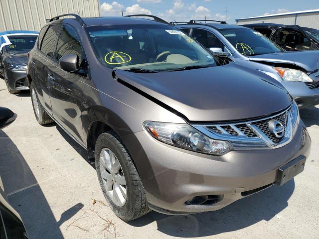 JN8AZ1MUXEW416367 - 2014 NISSAN MURANO BROWN photo 1