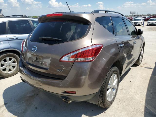 JN8AZ1MUXEW416367 - 2014 NISSAN MURANO BROWN photo 4