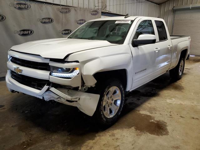 1GCVKREC1JZ259424 - 2018 CHEVROLET SILVERADO WHITE photo 2