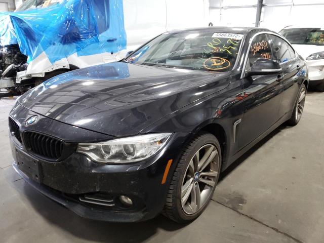 WBA4C9C56GG139830 - 2016 BMW 428 XI GRA BLACK photo 2