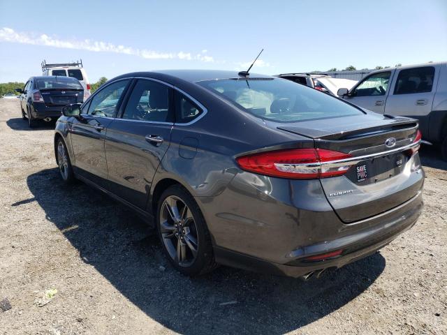 3FA6P0VP6HR393421 - 2017 FORD FUSION SPO GRAY photo 3