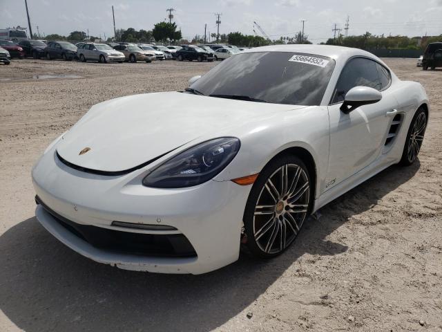 WP0AB2A83JK279495 - 2018 PORSCHE CAYMAN S WHITE photo 2