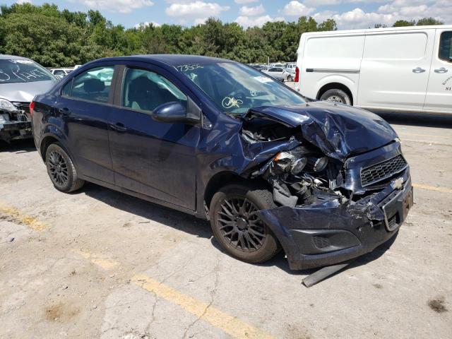 1G1JA5SH1F4173506 - 2015 CHEVROLET SONIC LS BLUE photo 1