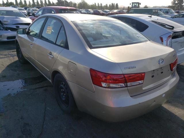 KMHET46C16A083880 - 2006 HYUNDAI SONATA BEIGE photo 3