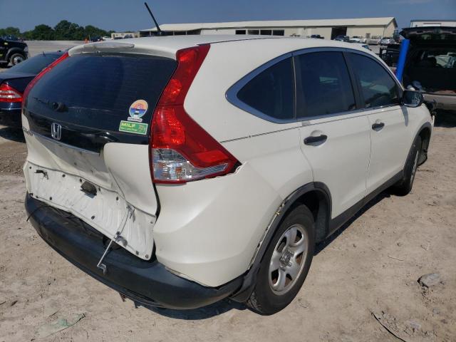 5J6RM3H31EL004151 - 2014 HONDA CR-V LX WHITE photo 4